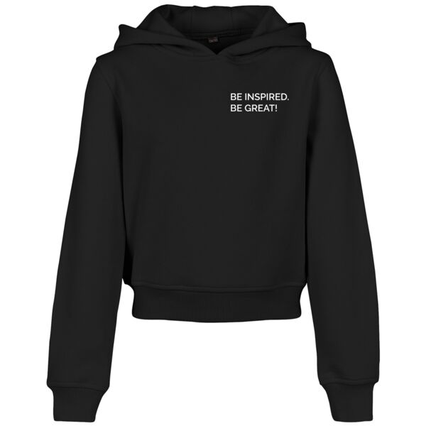 Girls cropped sweat hoodie (Childs) Thumbnail